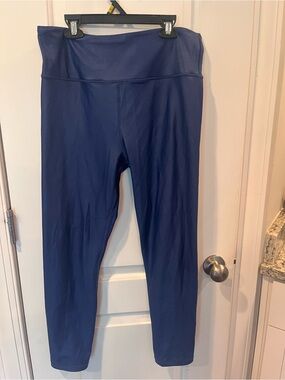 ZYIA Blue High-Rise Performance Leggings